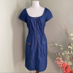 Phoebe Couture Denim Zipper Dress